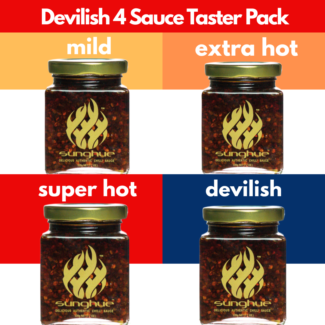 Devilish 4 Sauce Taster Pack + Free Shipping