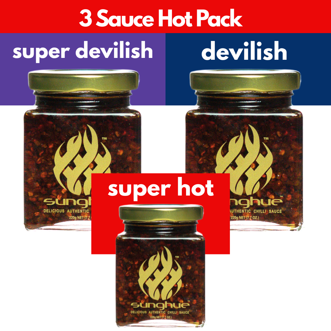 3 Sauce Hot Pack + Free Shipping