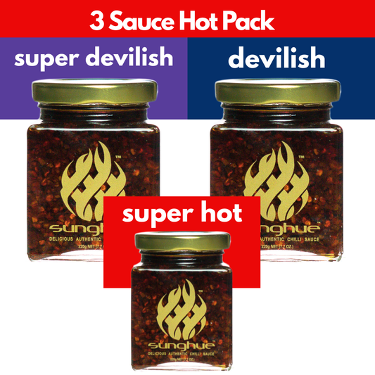 3 Sauce Hot Pack + Free Shipping